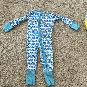 Little sleepies convertible pajamas 0-3 months.